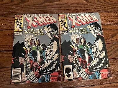 Buy Uncanny X-Men #210 1st Marauders Cameo ~ Newsstand And Direct Edition • 10.24£