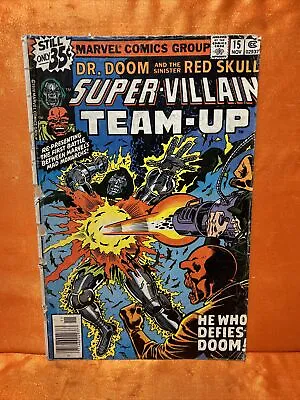 Buy Super-villain Team-up #15 (f) 1977 Dr. Doom! Red Skull! Bronze Age Marvel • 1.97£