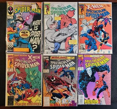 Buy Spectacular Spider-Man #117, 190, 197, 199, 201, 204 (1986-93, Marvel) Lot Of 6  • 19.71£