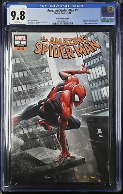 Buy Amazing Spider-Man #1 Crain Trade Dress Variant 2018 CGC 9.8 • 63.24£