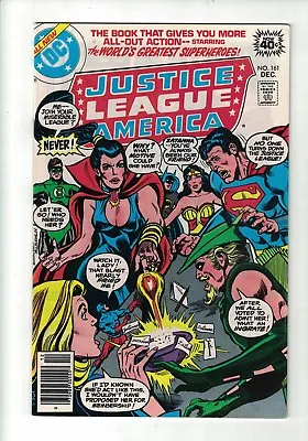 Buy DC Comics Justice League Of America No 161 December 1978 40c USA • 4.99£