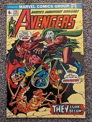Buy The Avengers 115 Marvel 1973. Troglodytes. Combined Postage • 4.98£