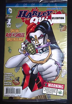 Buy Harley Quinn Annual #1 New 52 DC Comics Rub 'n' Smell US Edition NM • 39.99£
