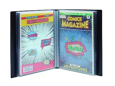 Buy Itoya Art ProFolio For Comic Books With 12 Pages - Black Comic Book Binder - ... • 22.57£