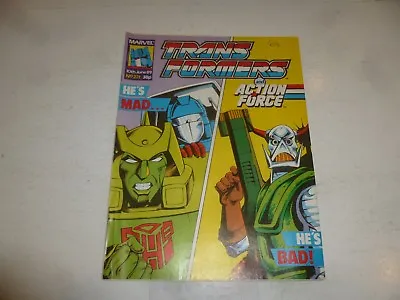 Buy The TRANSFORMERS & ACTION FORCE Comic - No 221 - Date 10/06/1989 - UK Comic • 7.50£