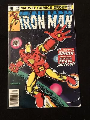 Buy Iron Man 142 7.5 8.0 Newstand Outer Space Armor Wk17 • 9.48£