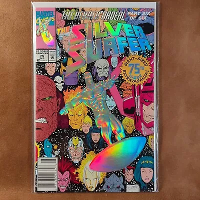 Buy Marvel Comics Silver Surfer #75 December 1992 Ron Lim Foil Cover (a) • 1.58£