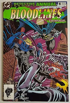 Buy Batman Detective Comics Annual #6 1993 Azreal Earth Plague Robin Bloodlines • 1.59£