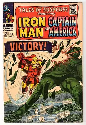Buy Marvel Comics  TALES OF SUSPENSE  #83 Iron Man  VFN- 7.0   Captain America • 34.99£