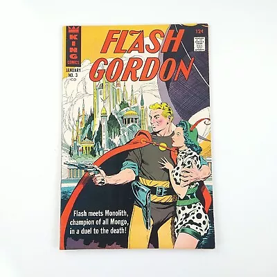 Buy Flash Gordon #3 VF Nicer Silver Age (1967 King Comics) Mongo Monolith • 15.80£
