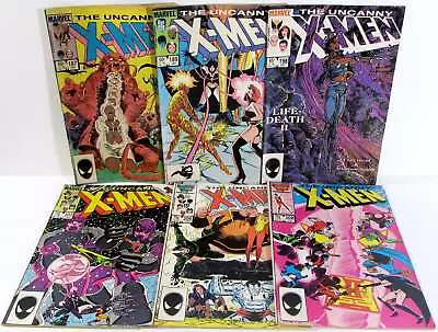 Buy Uncanny X-Men Lot Of 6 #187,189,198,202,206,208 Marvel (1984) 1st Print Comics • 17.04£