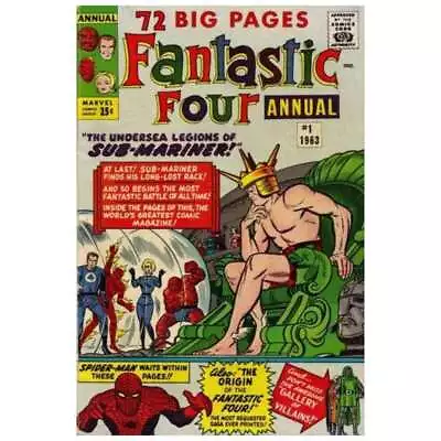 Buy Fantastic Four (1961 Series) Annual #1 In F Minus Condition. Marvel Comics [i  • 532.65£