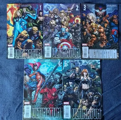 Buy Ultimatum #1-5 & Requiem One-Shots, Variant 4 & X-Men/FF Tie-Ins: 22 Comics • 35.56£