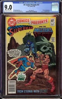 Buy DC Comics Presents # 47 CGC 9.0 OWW (DC, 1982) 1st Appearance He-Man & Skeletor • 219.08£