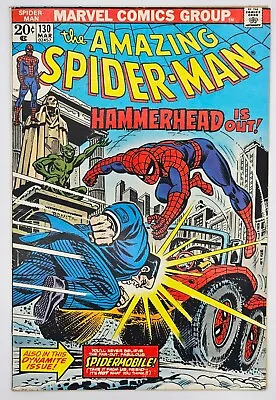 Buy The Amazing Spider-Man #130 1974 6.5 FN+1st App Spidermobile! Hammerhead! W/MVS • 17.39£