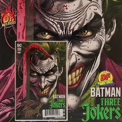 Buy DC Comics Batman Three Jokers #1 Signed Jason Fabok 1:470 DYNAMIC FORCES COA NM+ • 71.95£