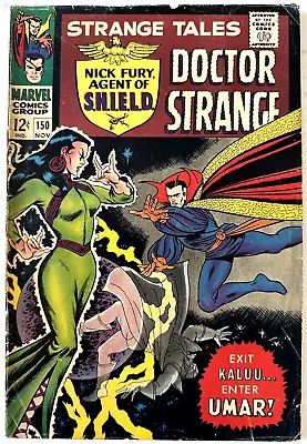 Buy Strange Tales #150 VG (1966) 🔑: 1st Dr. Strange In Title, 1st Umar - Marvel • 27.71£