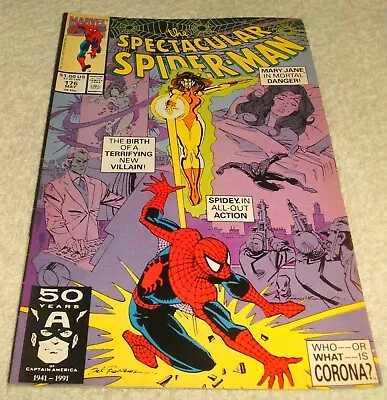 Buy Marvel Comics Peter Parker The Spectacular Spiderman # 176 Vf- 7.5 • 17.95£