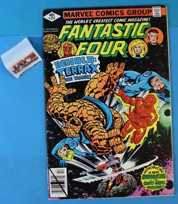 Buy Fantastic Four #211 1979 Marvel Comics 1st App Terrax • 19.76£