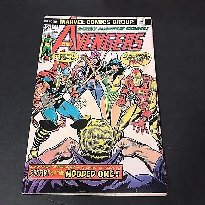 Buy Avengers #133, Mar '75, Very Fine, Hooded One, 2 Free Comics, Combined Shipping! • 13.06£