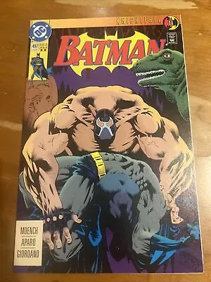 Buy Dc Comics Batman 497 Aug 1993 Vol.1 Direct Bane Breaks Batman’s Back (B) • 17.69£
