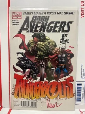 Buy Dark Avengers #175, Signed By Jeff Parker, Dynamic Forces COA 29/30 • 19.72£
