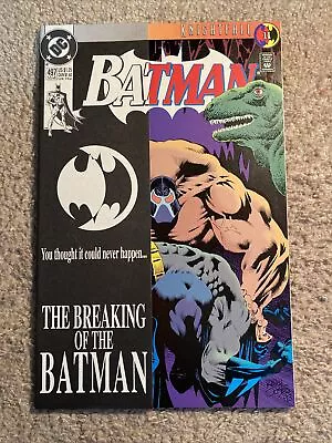 Buy DC Comics Batman #497 The Breaking Of The Batman 1993 Good Condition • 7.93£
