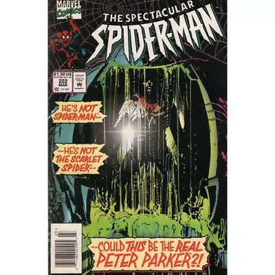 Buy Spectacular Spider-Man (1976 Series) #222 Newsstand In VF. Marvel Comics [p: • 3.66£