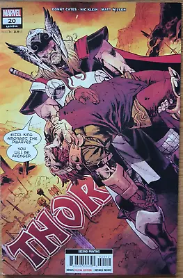 Buy Thor #20 2nd Printing Variant Marvel Comics Bagged And Boarded • 3.49£