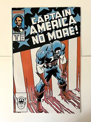 Buy Captain America  332  VF  8.0    Steve Rogers Quits. Super Patriot KEY • 7.99£