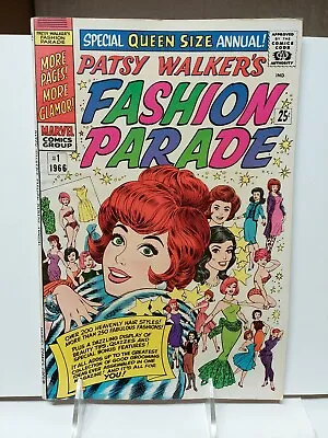 Buy PATSY WALKER'S FASHION PARADE #1      Marvel Comics 1965        (F183) • 79.66£