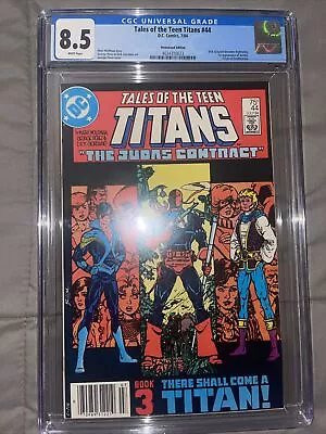 Buy TALES Of The TEEN TITANS #44 CGC 8.5 1st NIGHTWING 1984 Canadian PV Newsstand • 99.61£