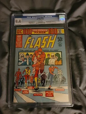 Buy Flash #214 Cgc 9.4. White Pages! Unpublished Golden Age Flash Story! • 399.76£