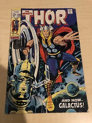 Buy The Mighty Thor #160 - Galactus - 1969 • 76.33£