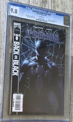 Buy Amazing Spider-Man #539 (2007) Marvel Return Of Black Costume CGC 9.8 • 112.48£