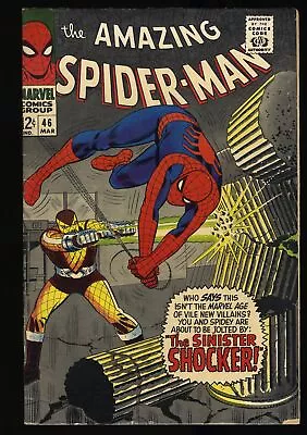 Buy Amazing Spider-Man #46 FN 6.0 1st Appearance Shocker! John Romita! Marvel 1967 • 162.07£