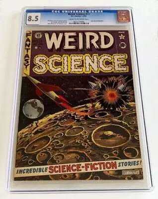 Buy Weird Science #11 CGC 8.5 E.C. Comics Pre Code Golden Age Horror Sci Fi 1952 • 719.56£