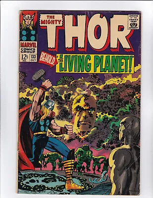 Buy Thor #133 VG/FN 5.0 1st Appearance Ego Living Planet! Jack Kirby! Marvel 1966 • 23.71£