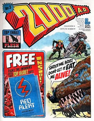 Buy 2000AD 3 Comics 2nd Judge Dredd British English  VG+ To VFN+ . # • 330£
