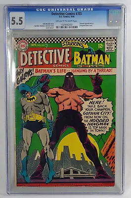 Buy Detective Comics #355 9/64 CGC 5.0 1966 With Robin - Zatanna App. • 52.28£