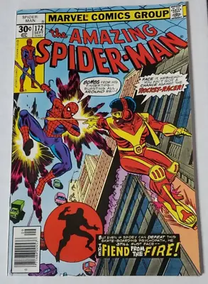 Buy Amazing Spider-man #172 Fn Key Molten Man 1st Rocket-racer Newsstand 1977 • 15.81£