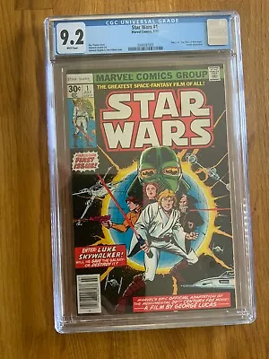 Buy Star Wars #1 - Marvel Comics - 1977 - Cgc 9.2 - First Edition - White Pages • 465£