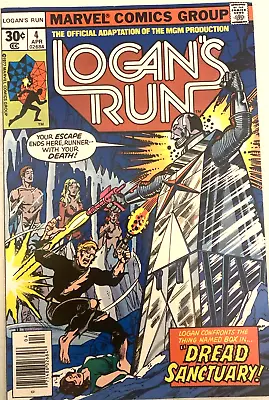 Buy Logans Run # 4. April 1977.  Gerge Perez-cover. Marvel Comics. Vfn/nm 9.0 • 6.29£