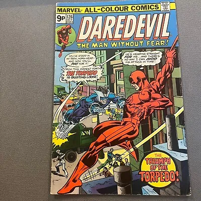 Buy DAREDEVIL #126 1st Heather Glenn & Torpedo Appearances Marvel 1975 Ungraded • 7.50£