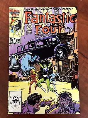 Buy FANTASTIC FOUR Marvel Comic No. 291 June 1986 She Hulk John Byrne VF+/NM • 15.15£