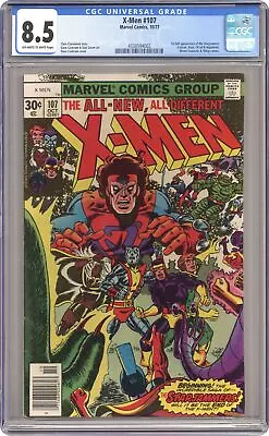 Buy Uncanny X-Men #107 CGC 8.5 1977 4338594002 1st Full App. Starjammers • 176.13£