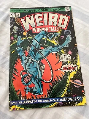 Buy Weird Wonder Tales #15 (1976) - 5.0 Very Good/fine (marvel) • 8.69£