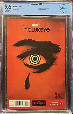 Buy HAWKEYE (2013) #10 - CBCS 9.6 - NM+ MARVEL AVENGERS - 1st Appearance Of Clown ! • 35.62£