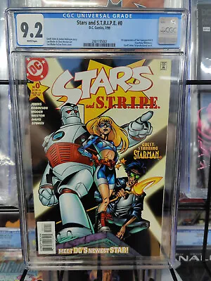 Buy Stars And S.t.r.i.p.e. #0 (1999) - Cgc Grade 9.2 - 1st Appearance Of Star-girl! • 55.97£