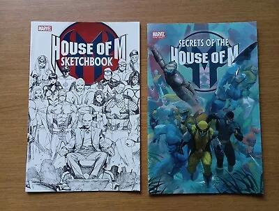 Buy Marvel House Of M Sketchbook & Secrets Of The House Of M 2005 1st Prints • 0.99£